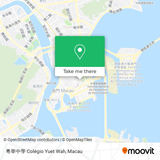 粵華中學 Colégio Yuet Wah map