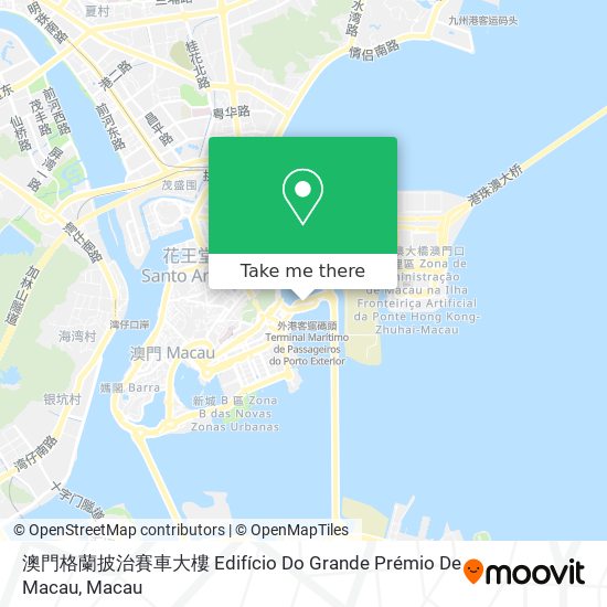澳門格蘭披治賽車大樓 Edifício Do Grande Prémio De Macau map