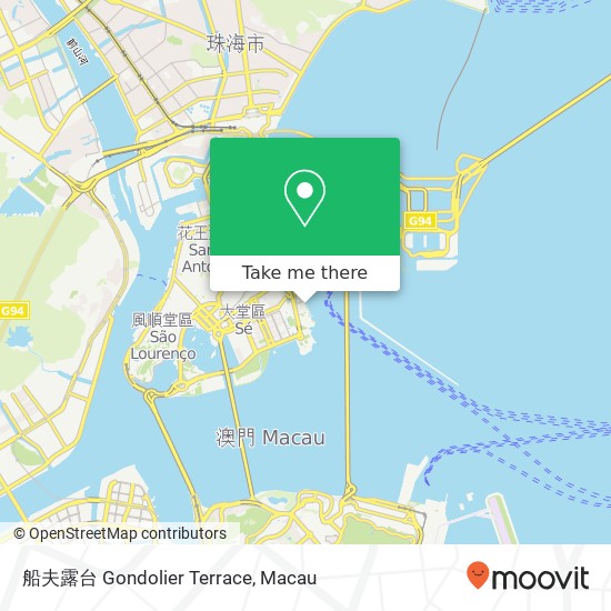 船夫露台 Gondolier Terrace map