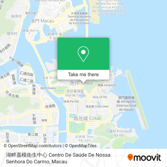 湖畔嘉模衛生中心 Centro De Saúde De Nossa Senhora Do Carmo地圖