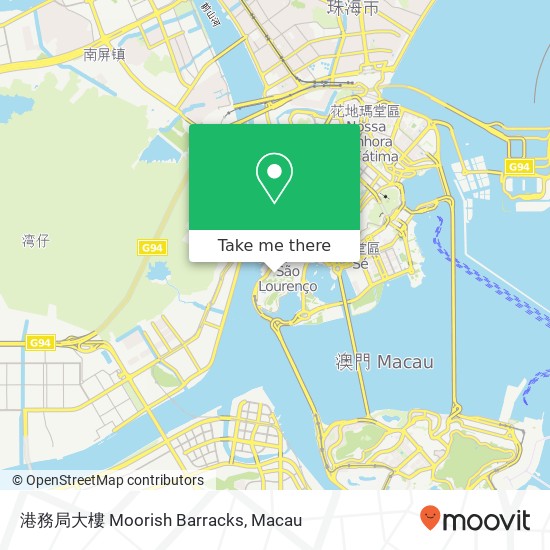 港務局大樓 Moorish Barracks地圖