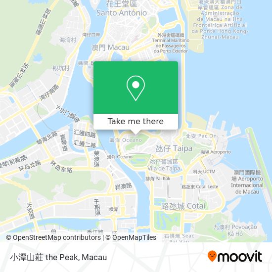 小潭山莊 the Peak map