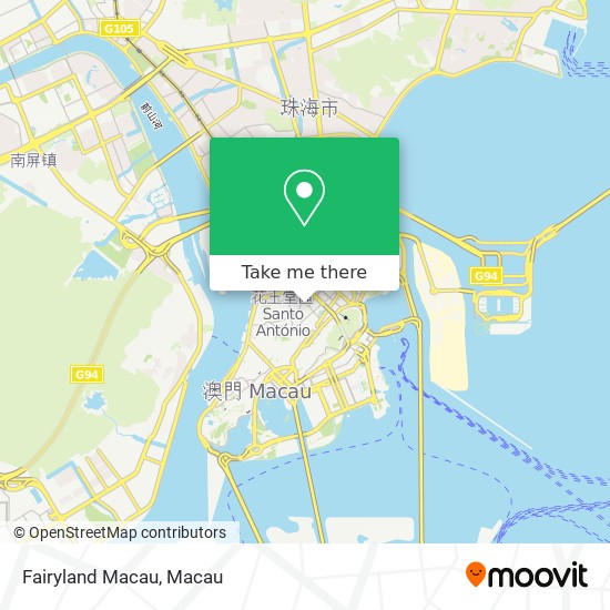 Fairyland Macau map