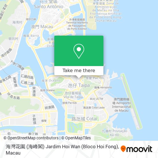 海灣花園 (海峰閣) Jardim Hoi Wan (Bloco Hoi Fong) map