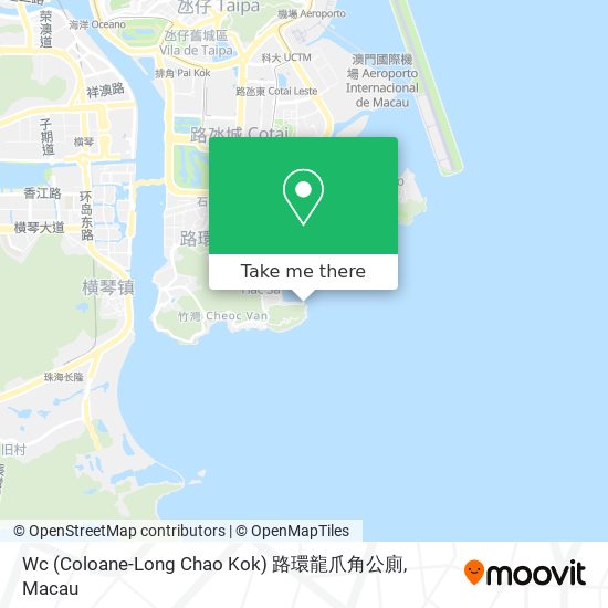 Wc (Coloane-Long Chao Kok) 路環龍爪角公廁 map