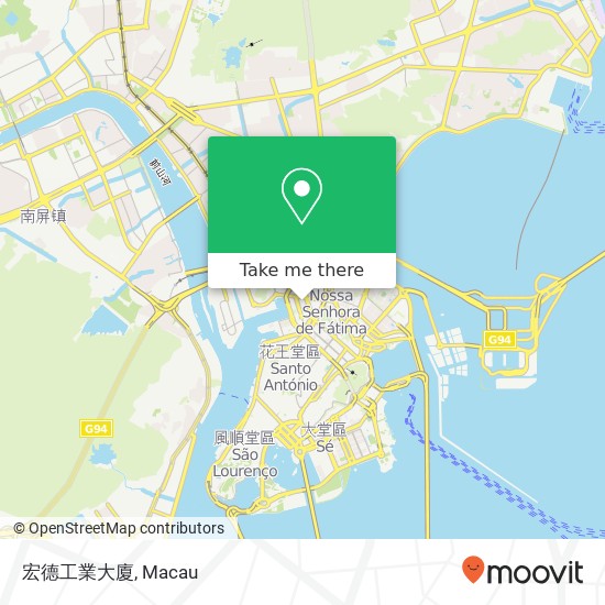 宏德工業大廈 map