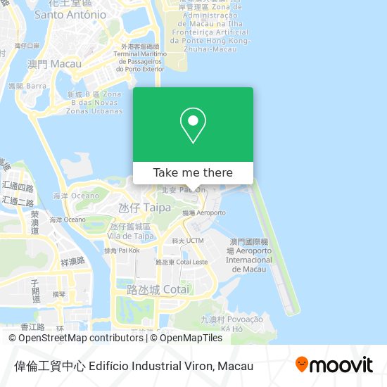 偉倫工貿中心 Edifício Industrial Viron map
