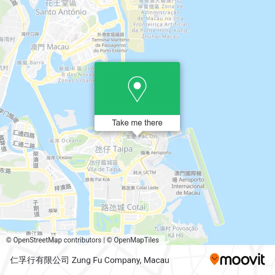 仁孚行有限公司 Zung Fu Company map