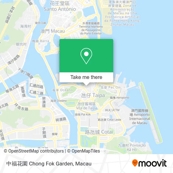 中福花園 Chong Fok Garden map