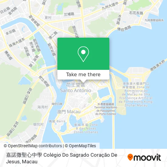 嘉諾撒聖心中學 Colégio Do Sagrado Coração De Jesus map