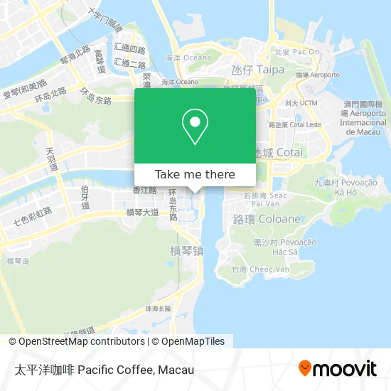 太平洋咖啡 Pacific Coffee map