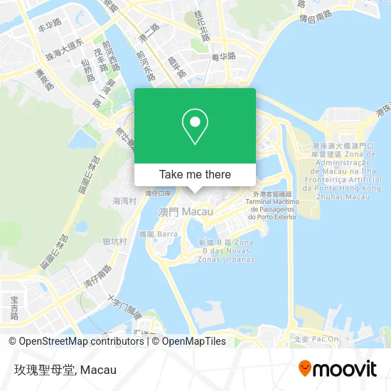 玫瑰聖母堂地圖