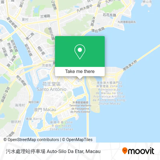污水處理站停車場 Auto-Silo Da Etar地圖
