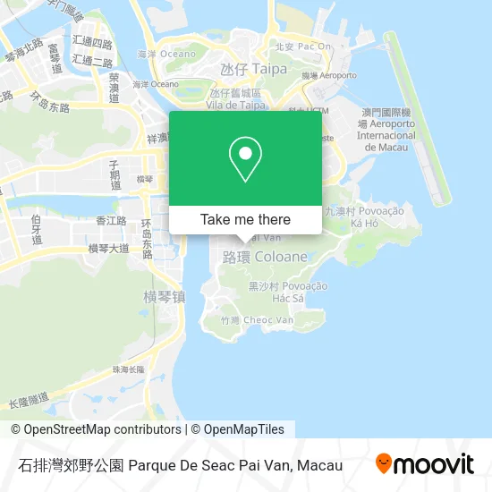 石排灣郊野公園 Parque De Seac Pai Van地圖