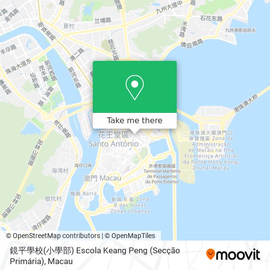 鏡平學校(小學部) Escola Keang Peng (Secção Primária) map