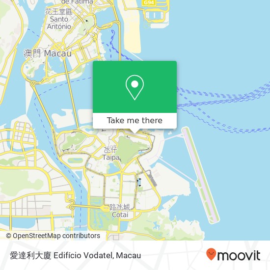 愛達利大廈 Edifício Vodatel map