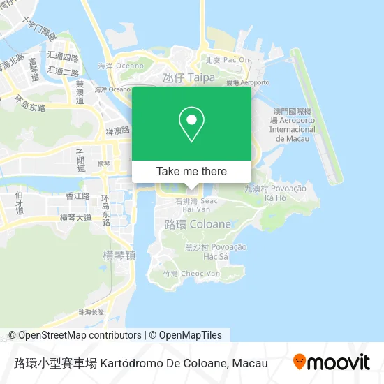路環小型賽車場 Kartódromo De Coloane map