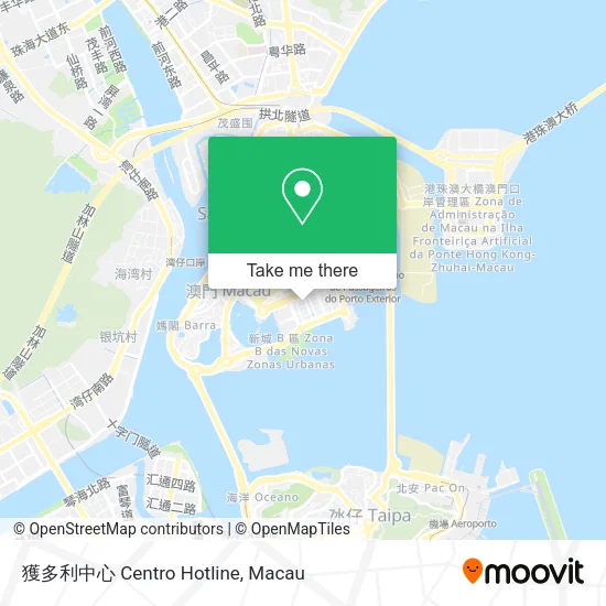 獲多利中心 Centro Hotline map