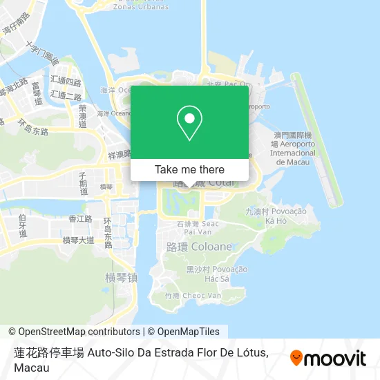 蓮花路停車場 Auto-Silo Da Estrada Flor De Lótus map