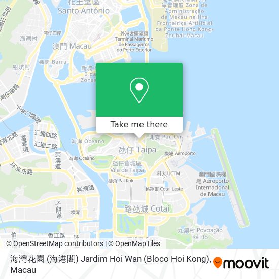 海灣花園 (海港閣) Jardim Hoi Wan (Bloco Hoi Kong)地圖