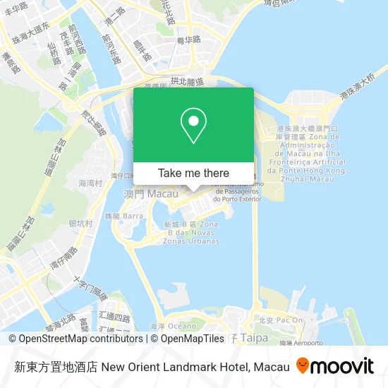 新東方置地酒店 New Orient Landmark Hotel map