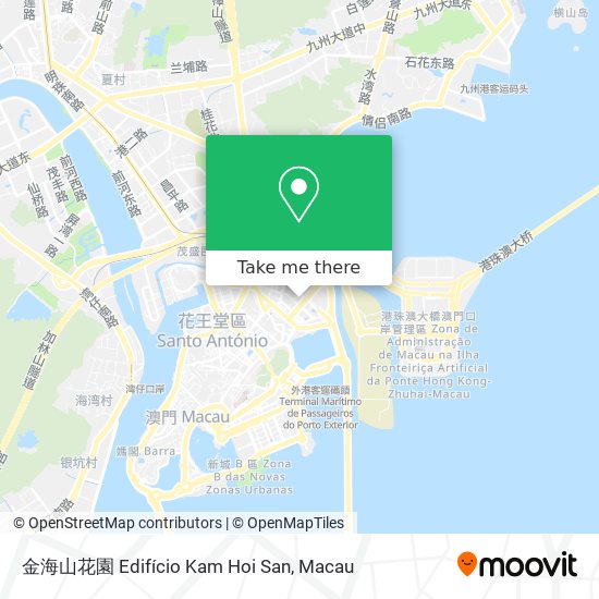 金海山花園 Edifício Kam Hoi San map