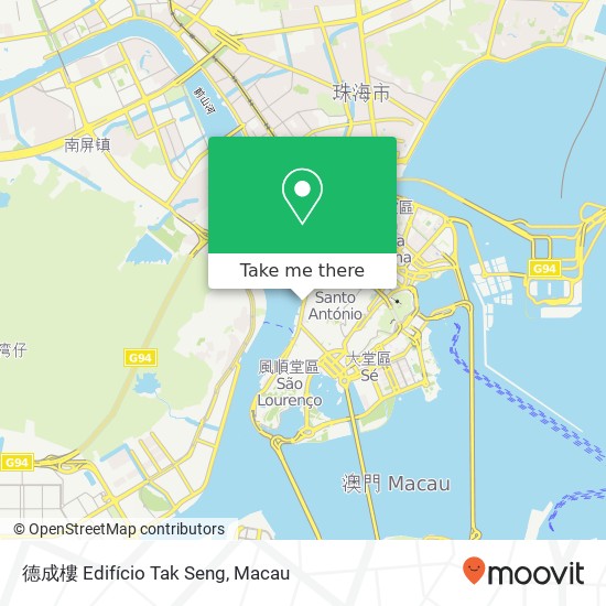 德成樓 Edifício Tak Seng map