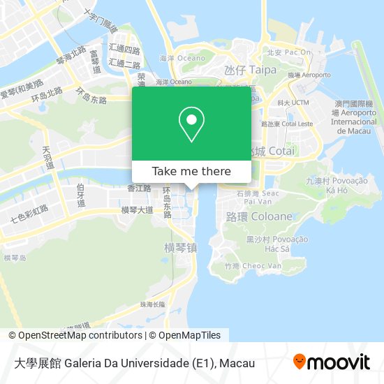 大學展館 Galeria Da Universidade (E1) map