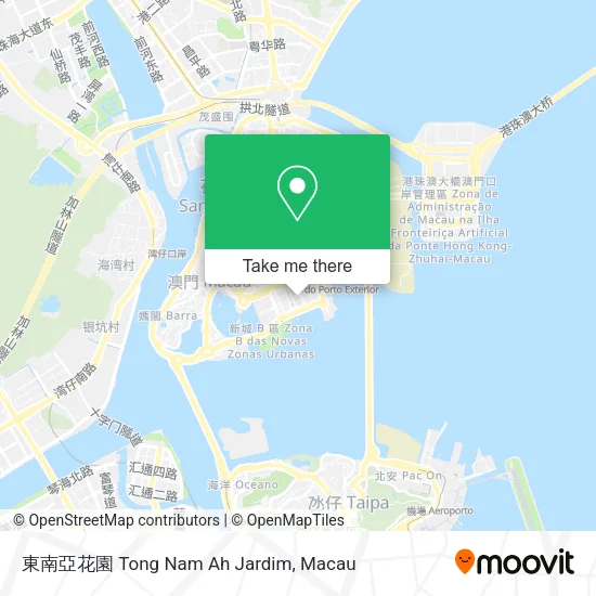東南亞花園 Tong Nam Ah Jardim地圖