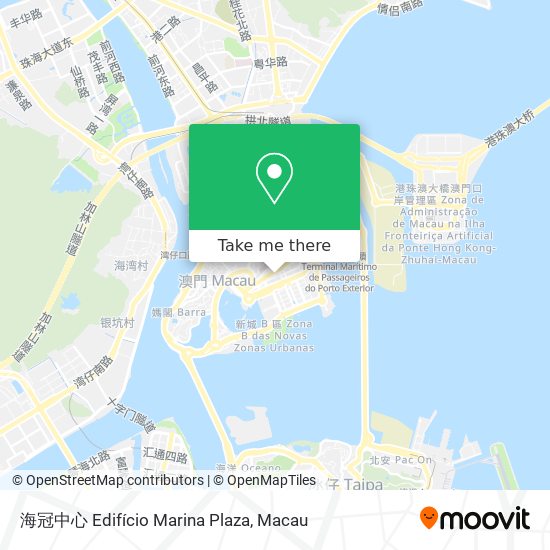 海冠中心 Edifício Marina Plaza map