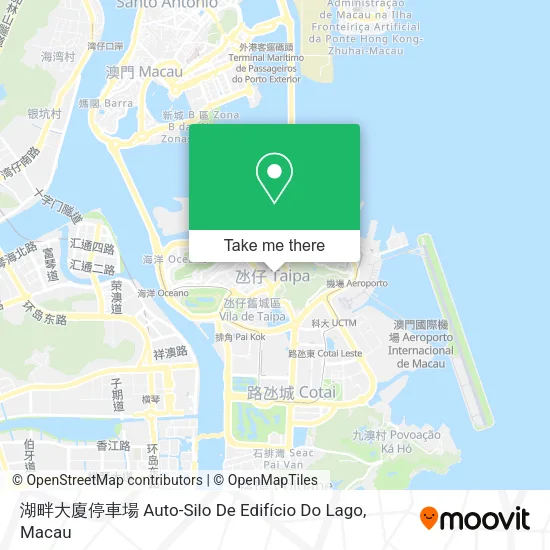 湖畔大廈停車場 Auto-Silo De Edifício Do Lago地圖