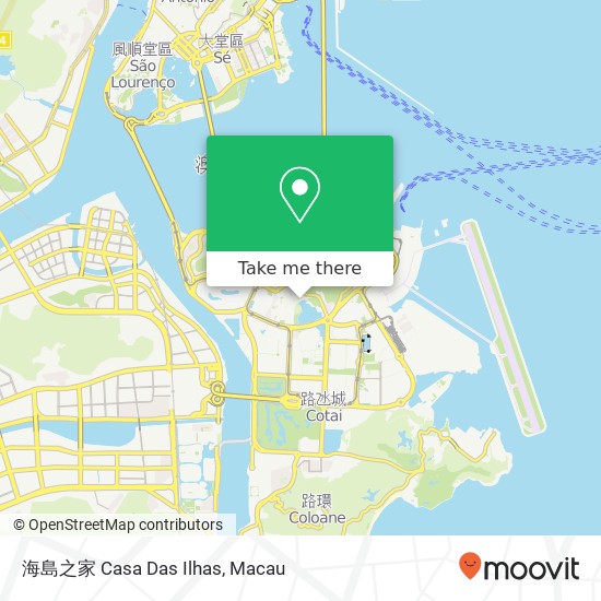 海島之家 Casa Das Ilhas map