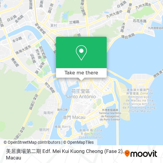 美居廣場第二期 Edf. Mei Kui Kuong Cheong (Fase 2)地圖