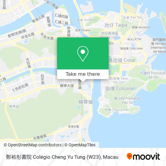 鄭裕彤書院 Colégio Cheng Yu Tung (W23) map