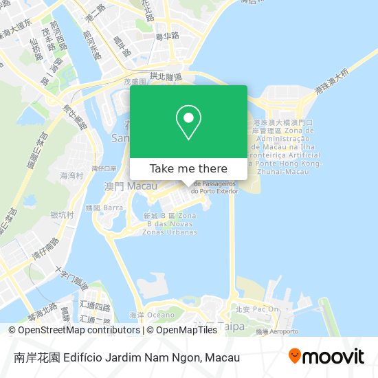 南岸花園 Edifício Jardim Nam Ngon map