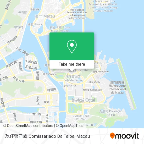 氹仔警司處 Comissariado Da Taipa地圖