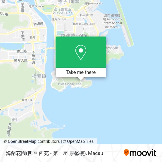 海蘭花園(四區 西苑 - 第一座 康馨樓)地圖