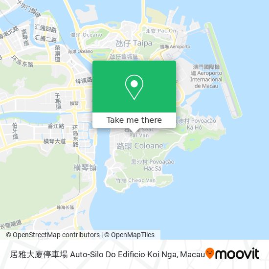 居雅大廈停車場 Auto-Silo Do Edificio Koi Nga map