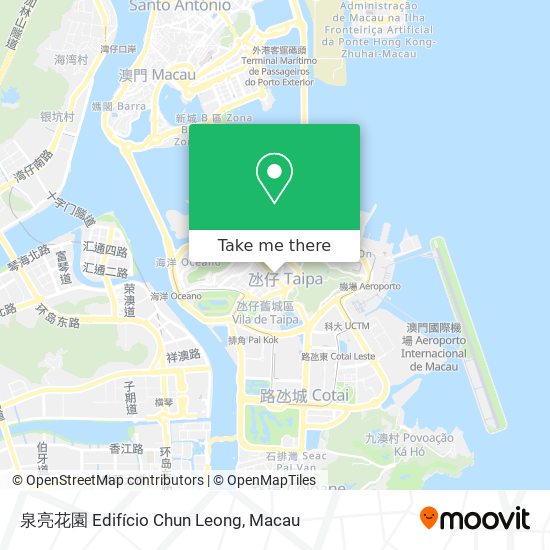 泉亮花園 Edifício Chun Leong map