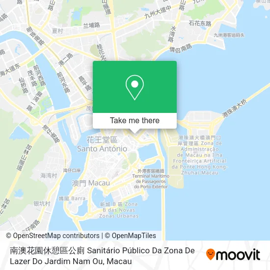 南澳花園休憩區公廁 Sanitário Público Da Zona De Lazer Do Jardim Nam Ou地圖