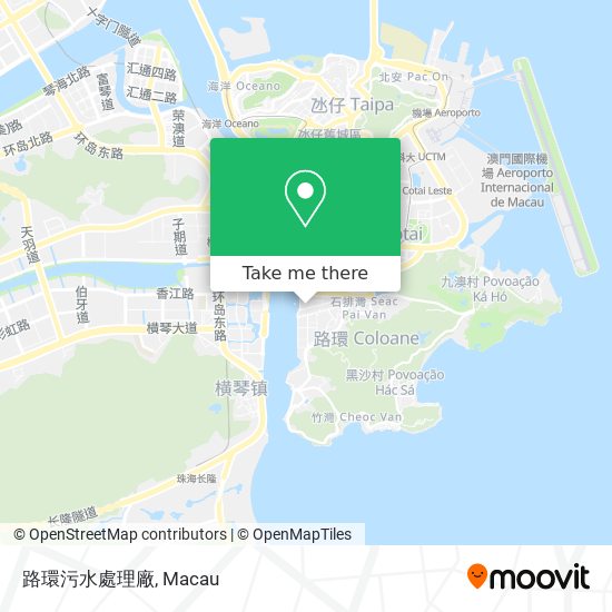路環污水處理廠 map
