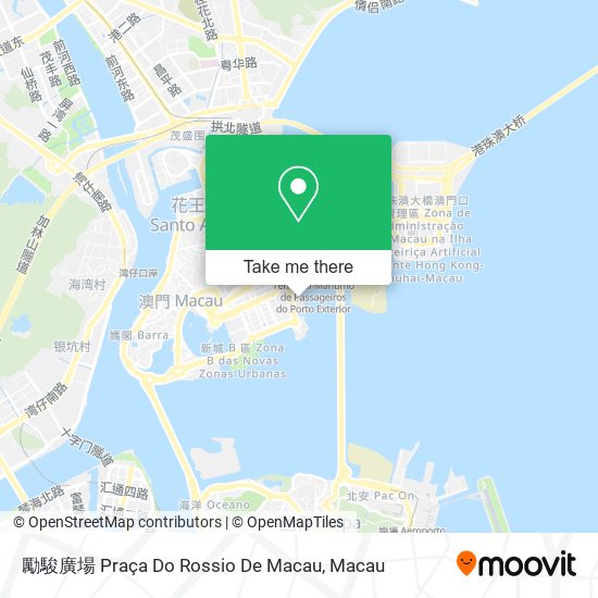 勵駿廣場 Praça Do Rossio De Macau map