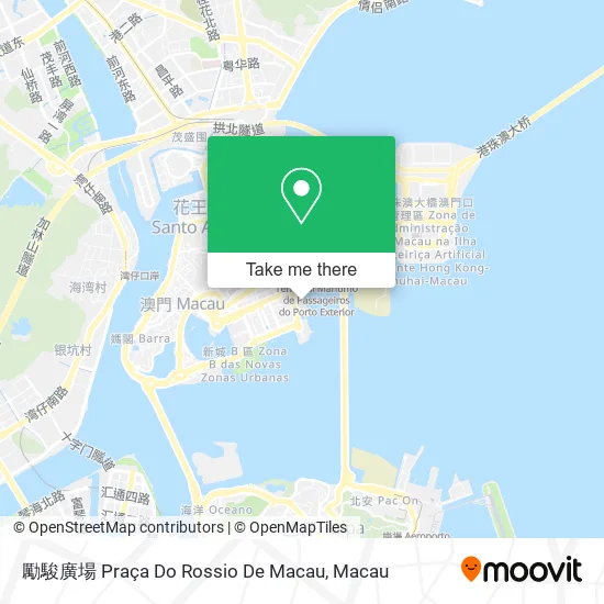 勵駿廣場 Praça Do Rossio De Macau map