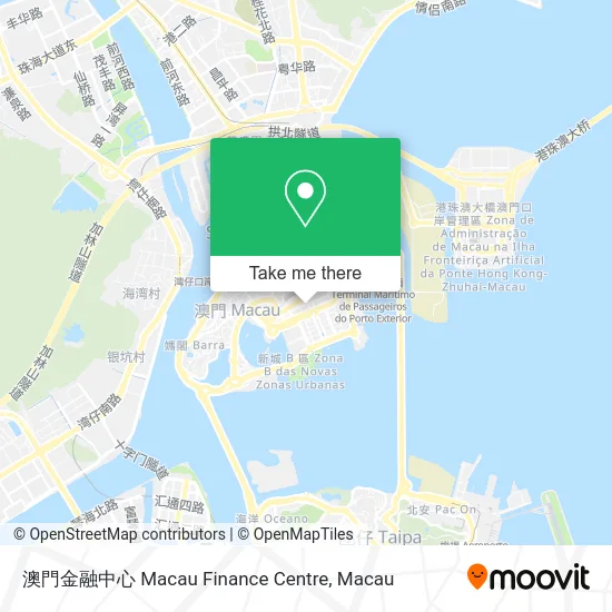 澳門金融中心 Macau Finance Centre map