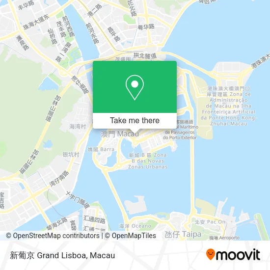 新葡京 Grand Lisboa map