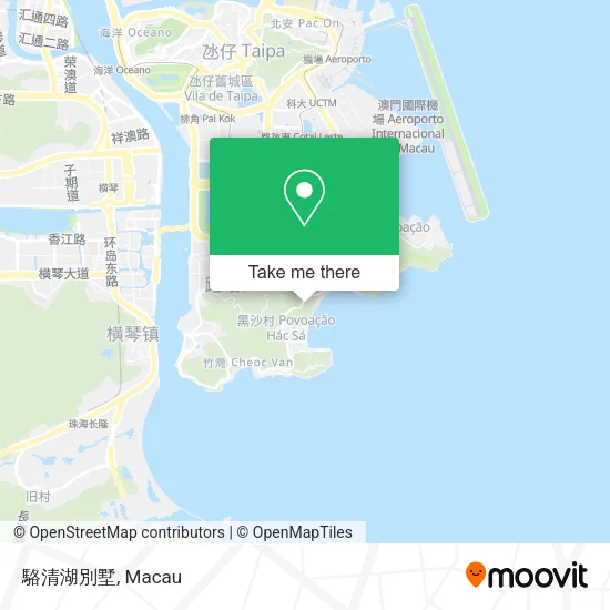 駱清湖別墅 map