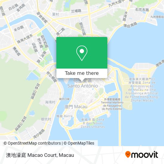 澳地濠庭 Macao Court map