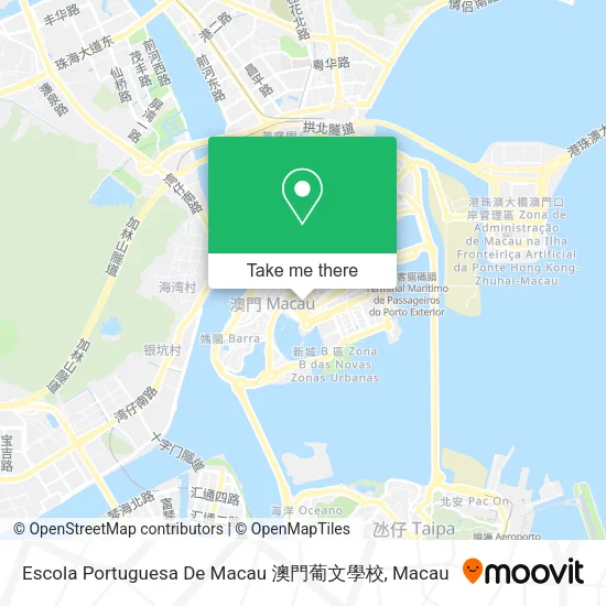 Escola Portuguesa De Macau 澳門葡文學校 map
