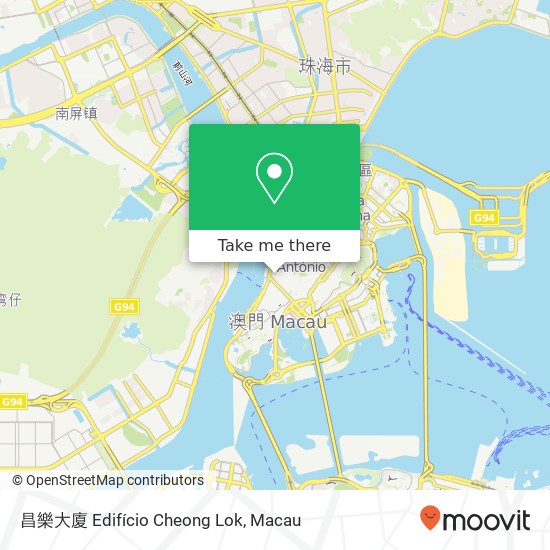 昌樂大廈 Edifício Cheong Lok map