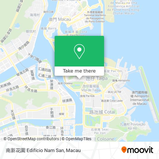 南新花園 Edifício Nam San map